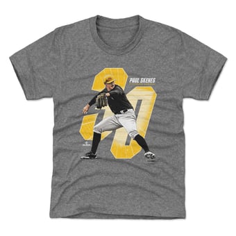 Youth 500 Level Paul Skenes Gray Offset T-Shirt