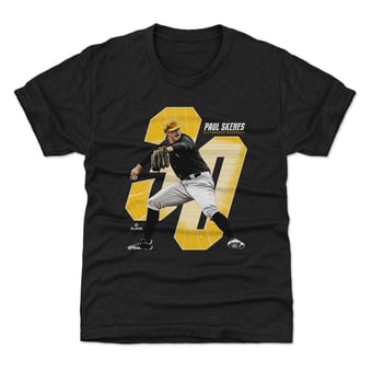 Youth 500 Level Paul Skenes Black Offset T-Shirt