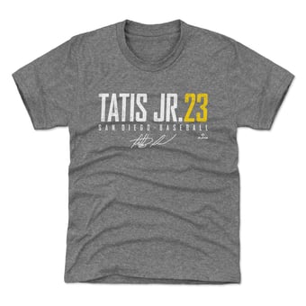 Youth 500 Level Fernando Tatis Jr. Gray Elite T-Shirt