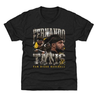 Youth 500 Level Fernando Tatis Jr. Black Vintage T-Shirt