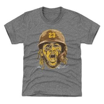 Youth 500 Level Fernando Tatis Jr. Gray Scream T-Shirt