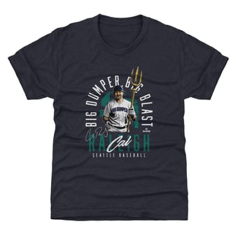 Youth 500 Level Cal Raleigh Navy Big Dumper Big Blast T-Shirt
