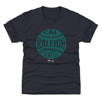 Youth 500 Level Cal Raleigh Navy Vintage Baseball T-Shirt