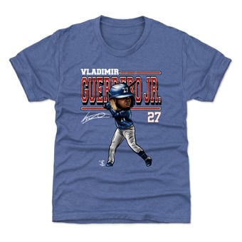 Youth 500 Level Vladimir Guerrero Jr. Royal Cartoon T-Shirt