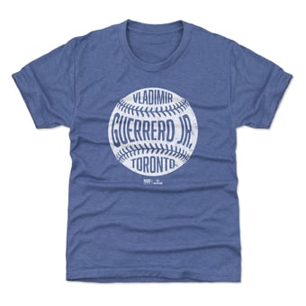 Youth 500 Level Vladimir Guerrero Jr. Royal Vintage Baseball T-Shirt
