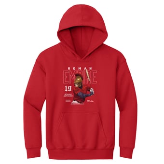 Youth 500 Level Roman Anthony Red Helmet Hoodie