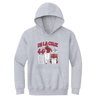 Youth 500 Level Elly De La Cruz Gray Comic Book Hoodie