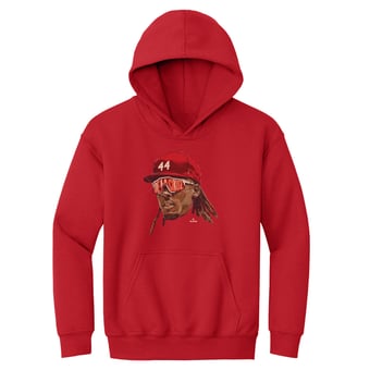 Youth 500 Level Elly De La Cruz Red Sunglasses Hoodie