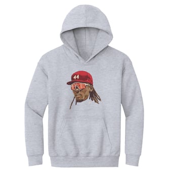 Youth 500 Level Elly De La Cruz Gray Sunglasses Hoodie