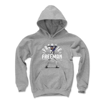 Youth 500 Level Freddie Freeman Gray Arc Hoodie