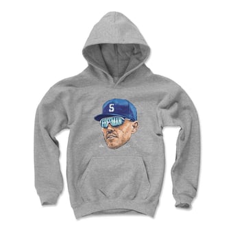 Youth 500 Level Freddie Freeman Gray Sunglasses Hoodie