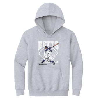 Youth 500 Level Mookie Betts Gray Field Hoodie