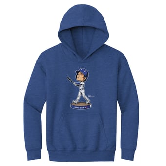 Youth 500 Level Shohei Ohtani Heather Royal Bobblehead Hoodie