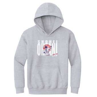 Youth 500 Level Shohei Ohtani Gray Bold Name Hoodie