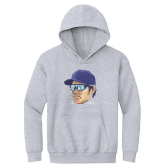 Youth 500 Level Shohei Ohtani Gray Sunglasses Hoodie