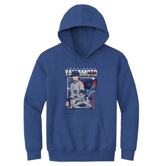 Youth 500 Level Yoshinobu Yamamoto Heather Royal Anime Hoodie