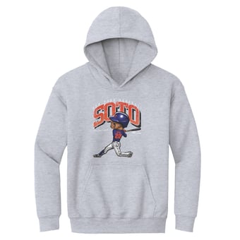 Youth 500 Level Juan Soto Gray Cartoon Hoodie