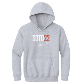 Youth 500 Level Juan Soto Gray Elite Hoodie