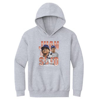 Youth 500 Level Juan Soto Gray Vintage Hoodie