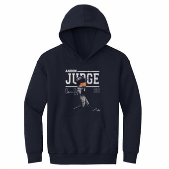 Youth 500 Level Aaron Judge Navy Cartoon Hoodie
