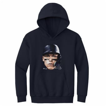 Youth 500 Level Aaron Judge Navy Vintage Head Hoodie