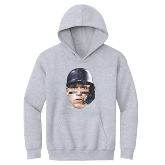 Youth 500 Level Aaron Judge Gray Vintage Head Hoodie