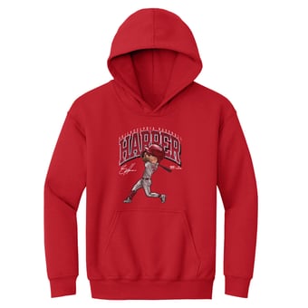 Youth 500 Level Bryce Harper Red Cartoon Hoodie