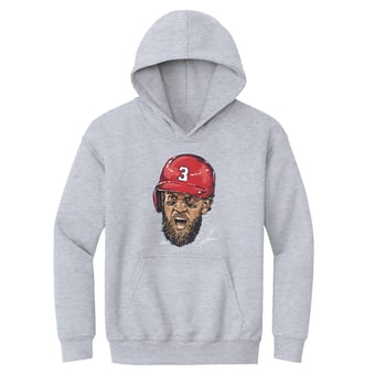 Youth 500 Level Bryce Harper Gray Scream Hoodie