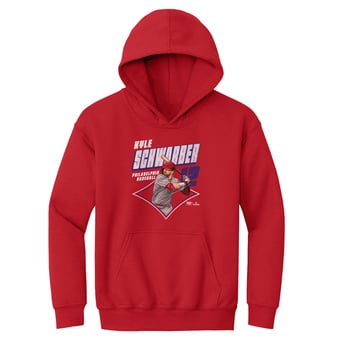 Youth 500 Level Kyle Schwarber Red Diamond Hoodie