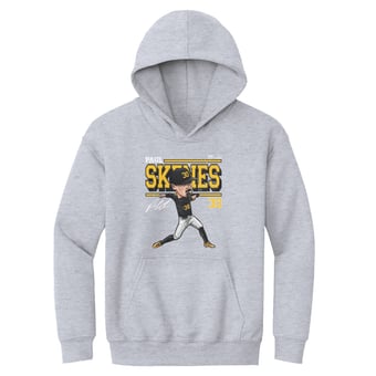 Youth 500 Level Paul Skenes Gray Cartoon Hoodie