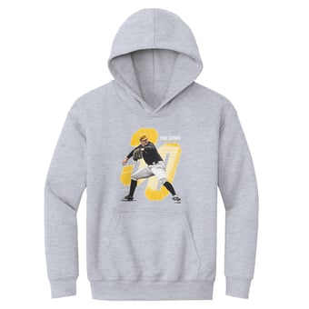 Youth 500 Level Paul Skenes Gray Offset Hoodie