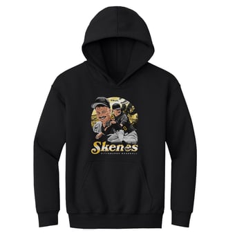 Youth 500 Level Paul Skenes Black Vintage Hoodie