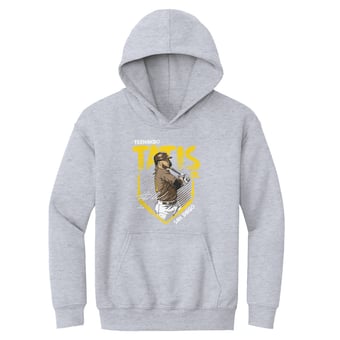 Youth 500 Level Fernando Tatis Jr. Gray Base Hoodie