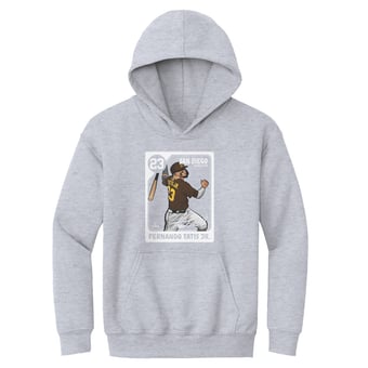 Youth 500 Level Fernando Tatis Jr. Gray Card Hoodie
