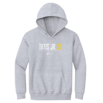 Youth 500 Level Fernando Tatis Jr. Gray Elite Hoodie