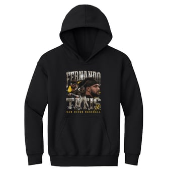 Youth 500 Level Fernando Tatis Jr. Black Vintage Hoodie