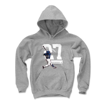 Youth 500 Level Vladimir Guerrero Jr. Gray Grunge Hoodie