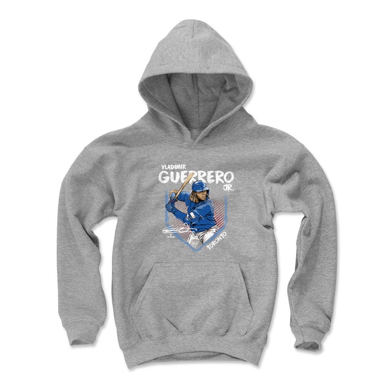 Youth 500 Level Vladimir Guerrero Jr. Gray Base Hoodie