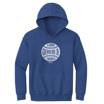 Youth 500 Level Vladimir Guerrero Jr. Heather Royal Vintage Baseball Hoodie