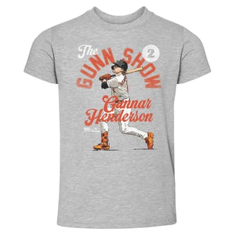 Toddler 500 Level Gunnar Henderson Heather Gray The Gunn Show Arc T-Shirt