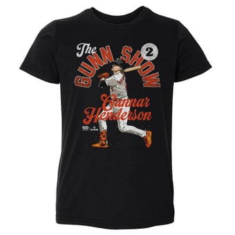 Toddler 500 Level Gunnar Henderson Black The Gunn Show Arc T-Shirt