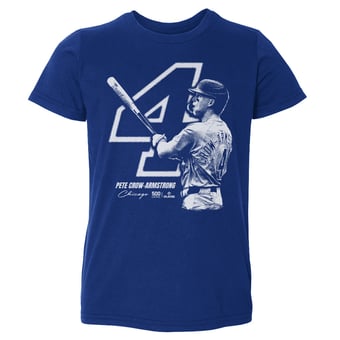Toddler 500 Level Pete Crow-Armstrong Royal Bitmap T-Shirt