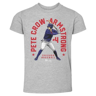 Toddler 500 Level Pete Crow-Armstrong Heather Gray Retro Arc T-Shirt