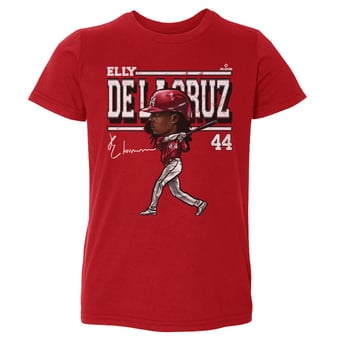 Toddler 500 Level Elly De La Cruz Red Cartoon T-Shirt