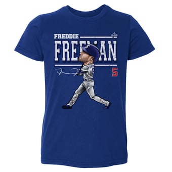 Toddler 500 Level Freddie Freeman Royal Cartoon T-Shirt