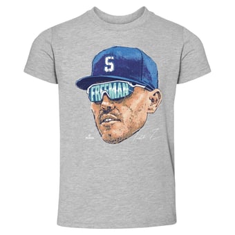 Toddler 500 Level Freddie Freeman Heather Gray Sunglasses T-Shirt