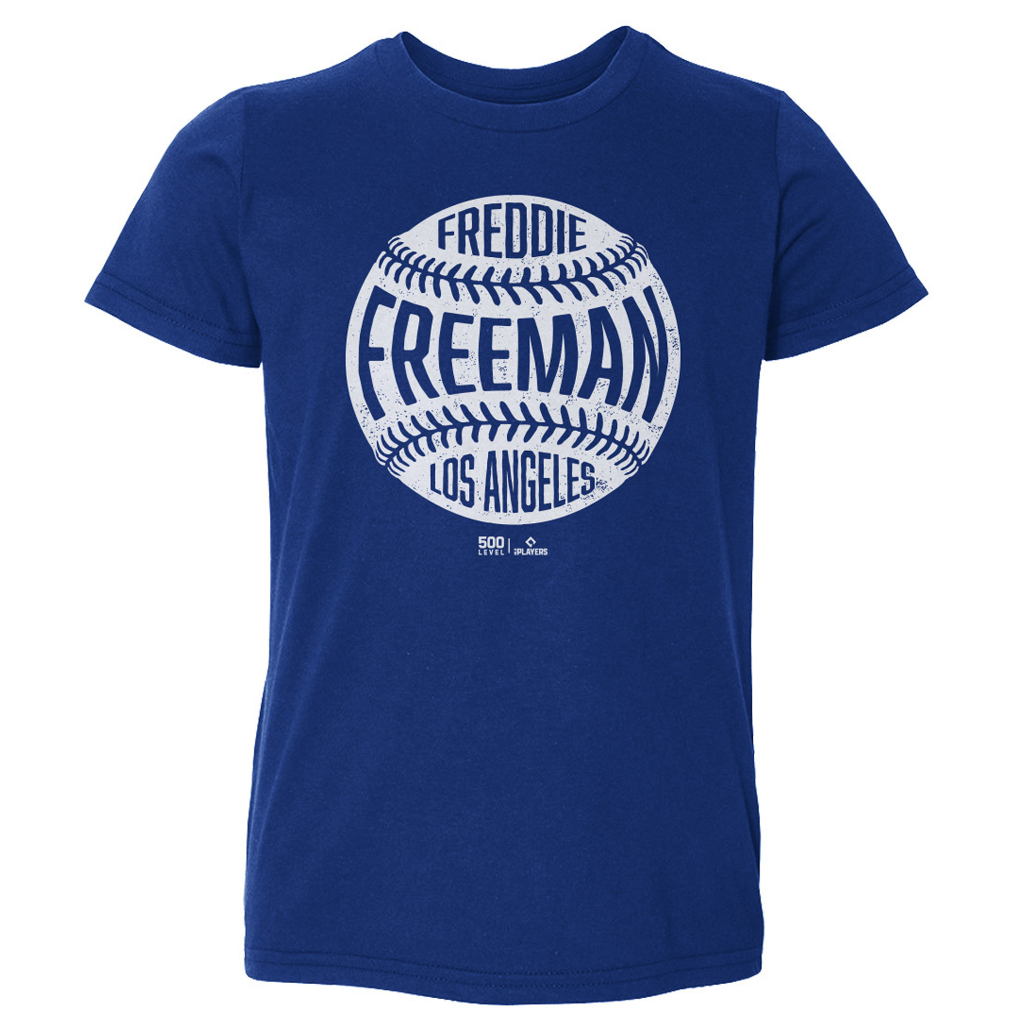 Toddler 500 Level Freddie Freeman Royal Vintage Baseball T-Shirt Toddler 500 Level Freddie Freeman Royal Vintage Baseball T-Shirt