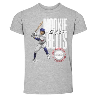Toddler 500 Level Mookie Betts Heather Gray Stamp T-Shirt