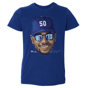 Toddler 500 Level Mookie Betts Royal Sunglasses T-Shirt