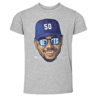 Toddler 500 Level Mookie Betts Heather Gray Sunglasses T-Shirt